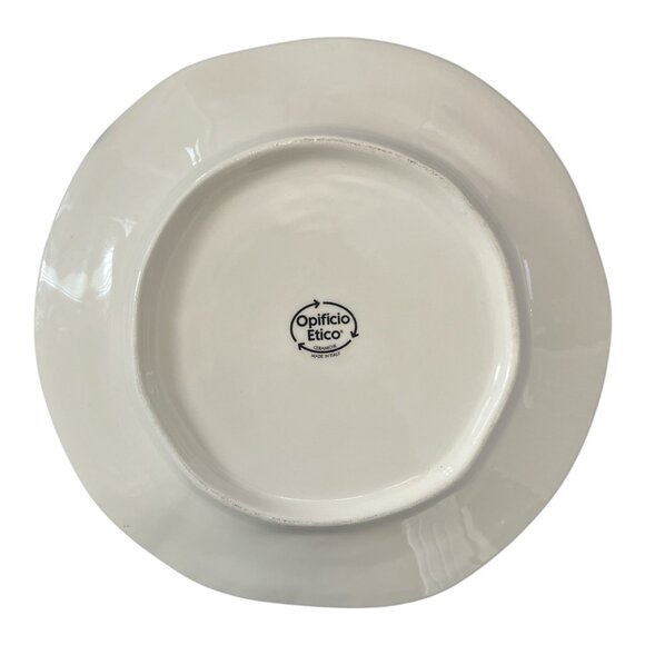 Opificio Etico Papavero Poppy Plate – 9” Ceramic – Made in Italy – Red Floral De - Picture 2 of 3